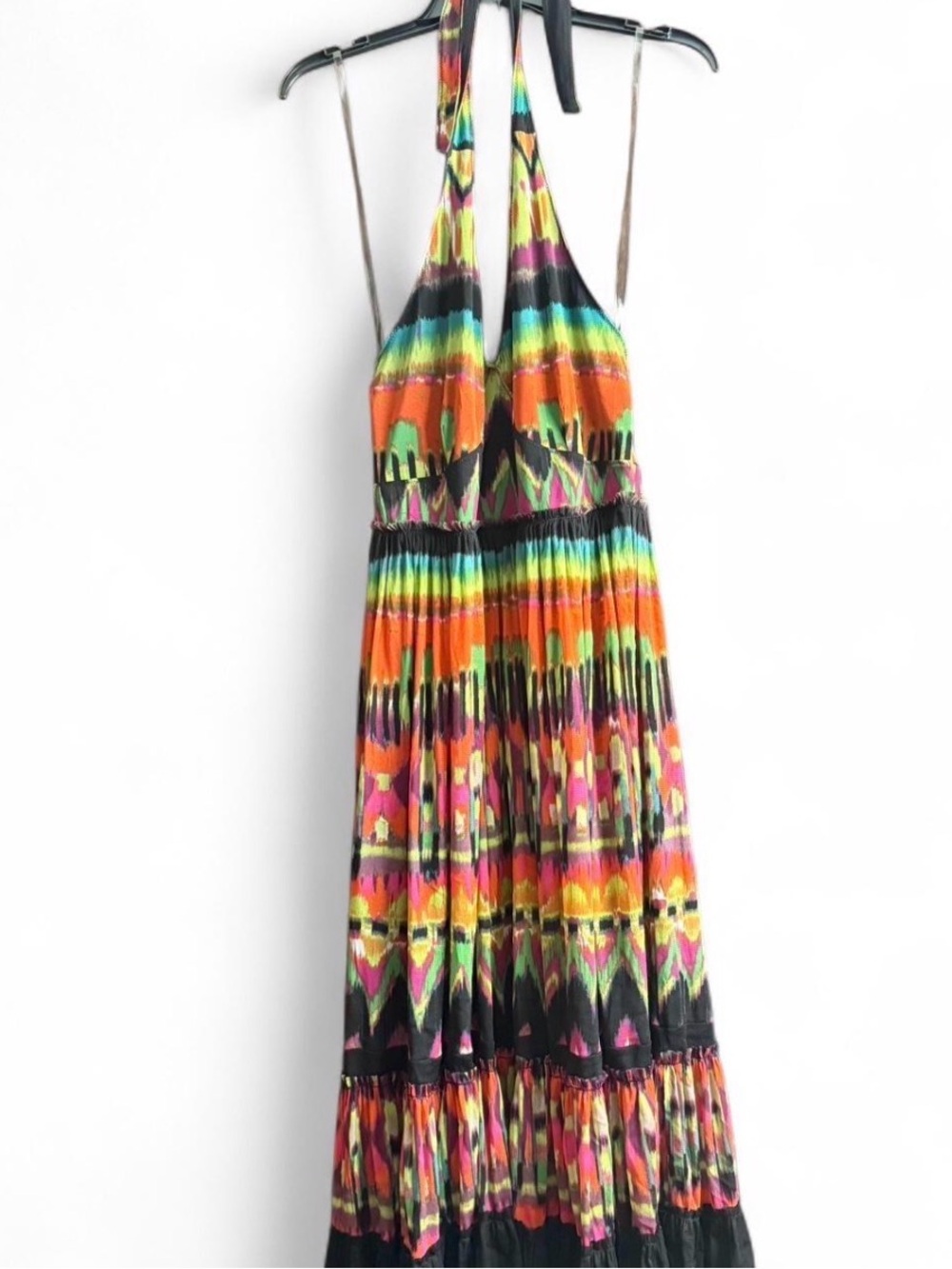 CALVIN KLEIN Halter Midi Sundress Large